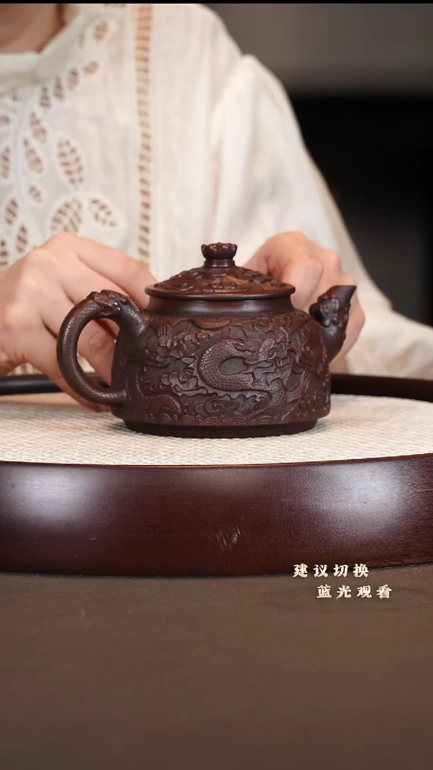 茶壶紫砂李军 宫灯 冰窖龙山乌泥 280cc