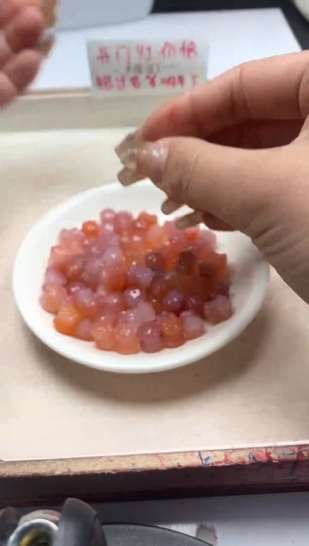 【闪购商品】玛瑙/玉髓颈饰未镶嵌x1149盐源并蒂莲*1