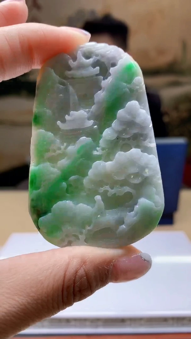 定制翡翠未镶嵌1102jj-毛货挂件19