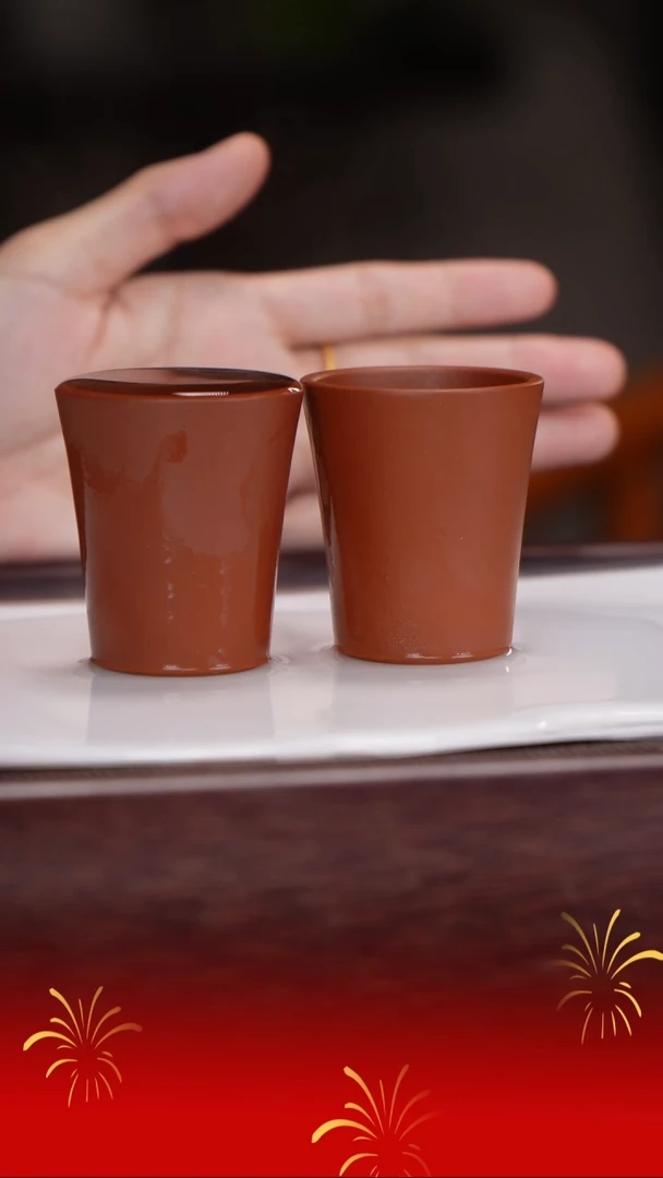 茶壶紫砂红泥主人对杯