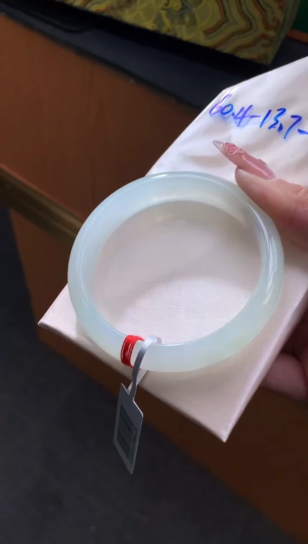 未镶嵌手镯翡翠-F76-正圈60.4