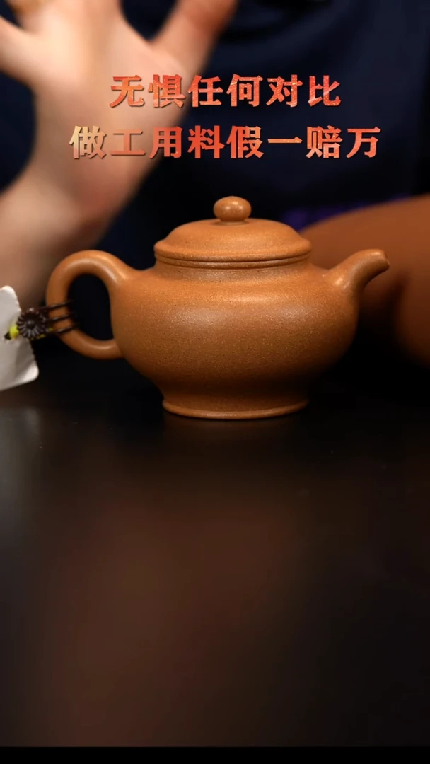 原矿紫砂茶壶  老段泥  180cc