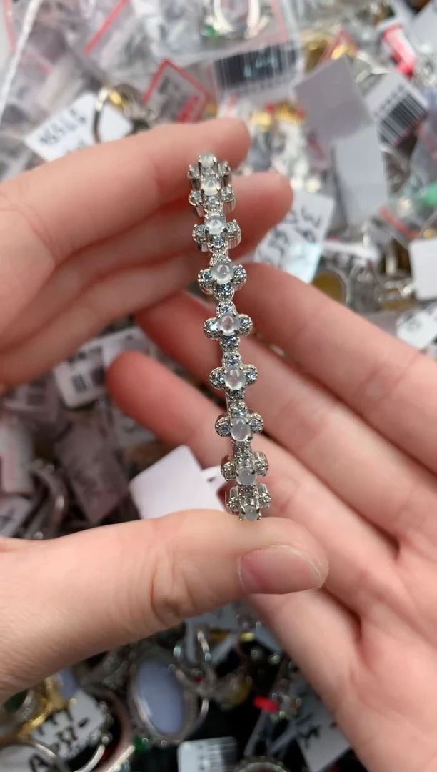 银S925镶嵌戒指翡翠1111----4