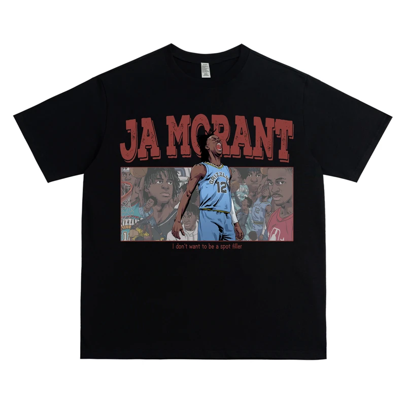 纯棉潮流印花t恤美式休闲短袖宽松型夏季圆领T恤复古美式情侣