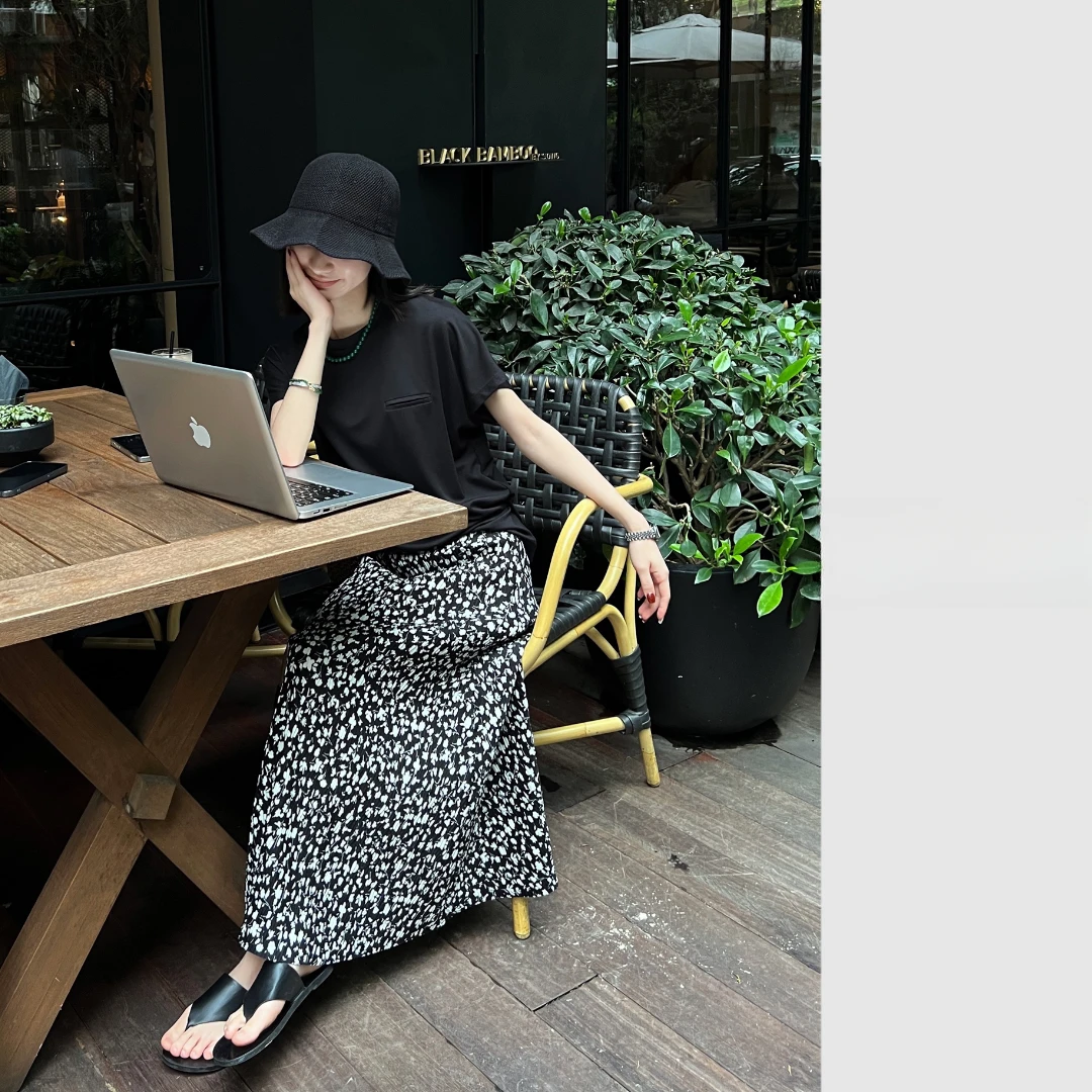 清仓【微风夏季】100支南油简约圆领假口袋设计感上衣DX03