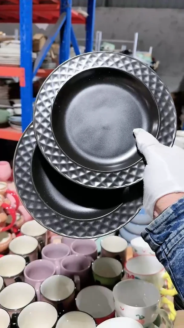 【闪购商品】瓷片2个盘子微瑕 凑满20元包邮