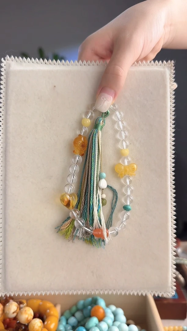 仿水晶非金属仿水晶非金属水晶手机时尚挂饰