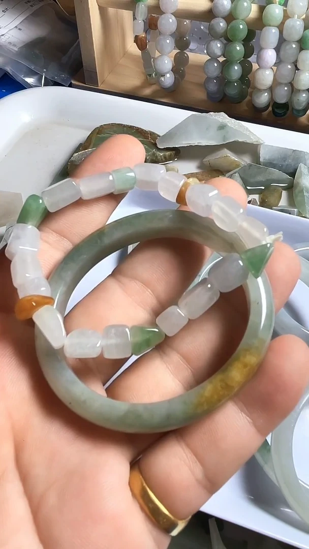裸石翡翠忘**&翡翠手镯
