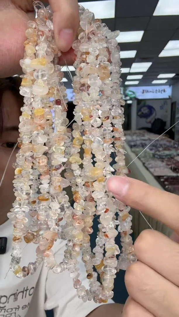 未镶嵌珠宝半成品水晶胶花原石随型  ·  多样性发其一