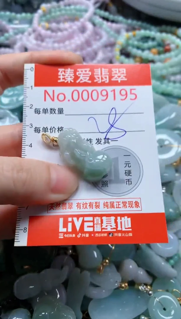 翡翠未镶嵌吊坠(不含链)9195