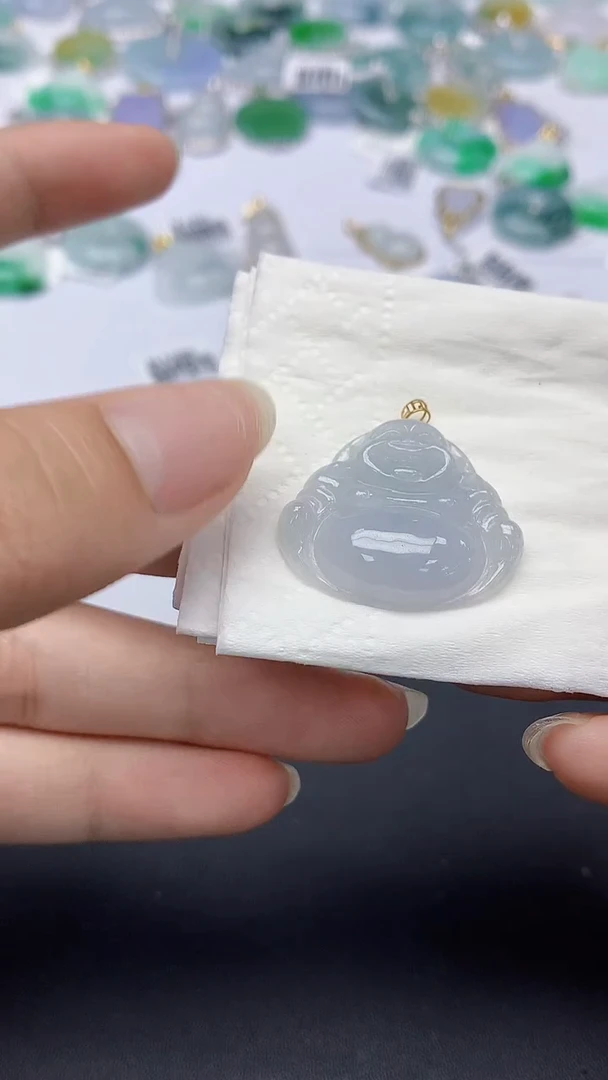 翡翠未镶嵌颈饰天然缅甸a货翡翠