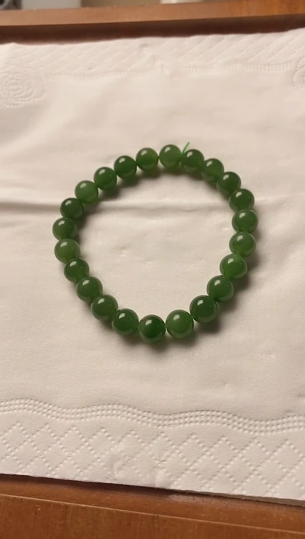 颈饰未镶嵌和田玉手串