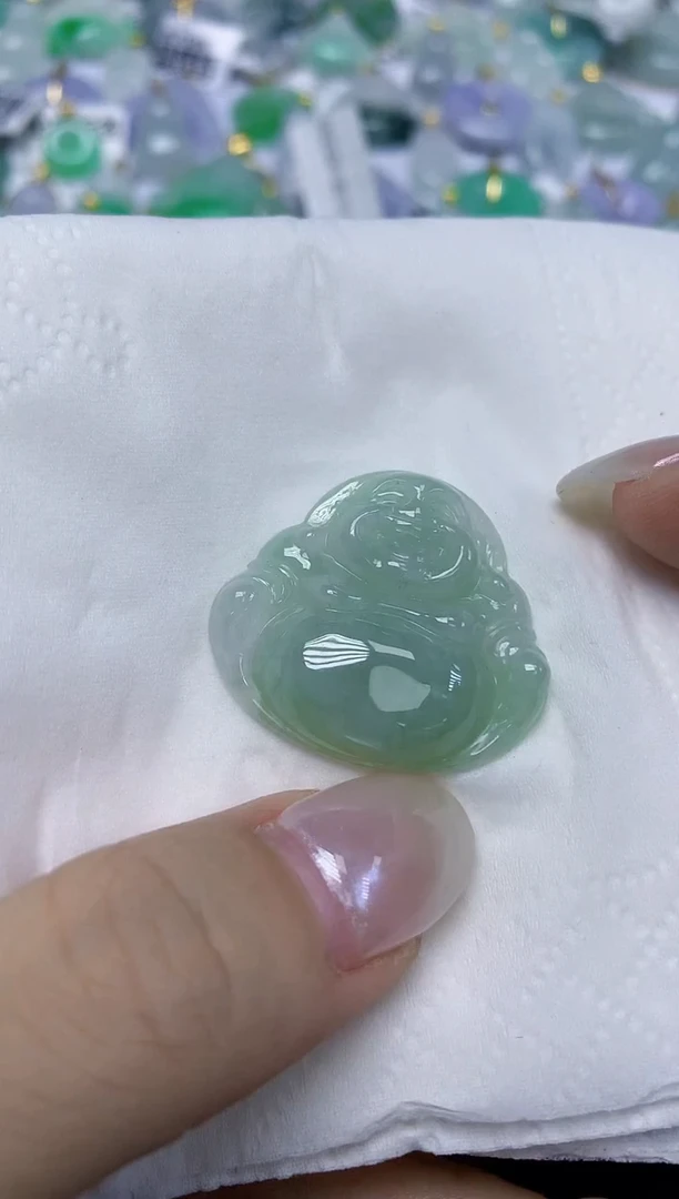 翡翠未镶嵌颈饰天然缅甸翡翠A货