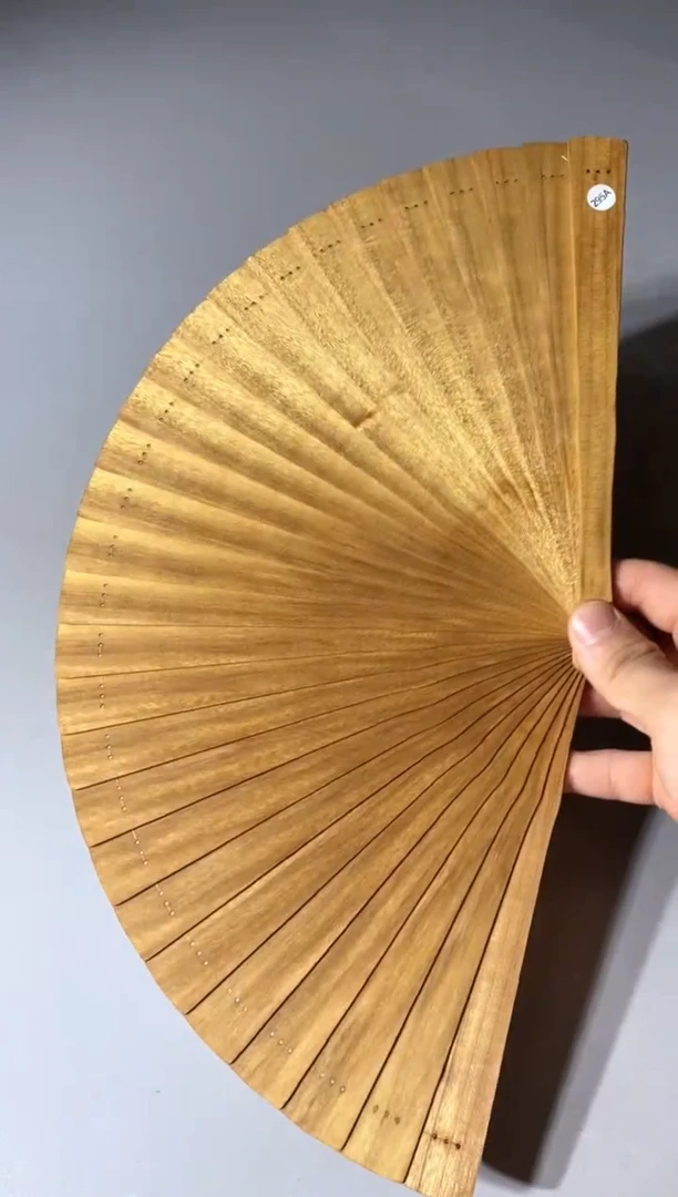 金丝楠295号21cm金丝楠木小叶桢楠扇子