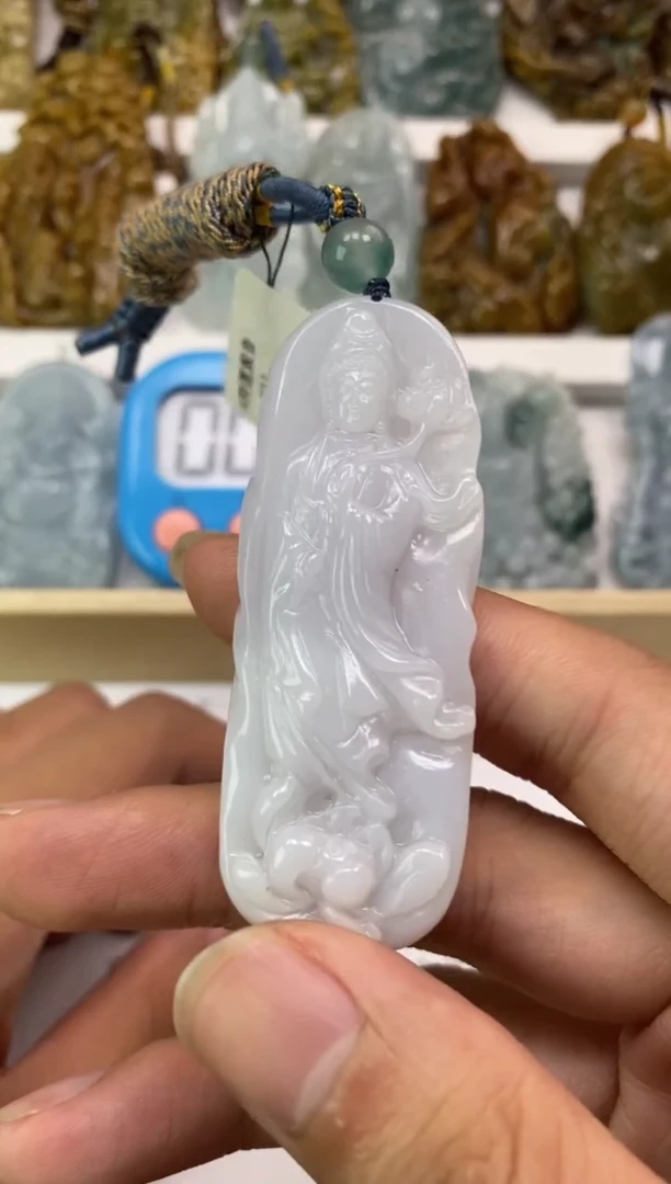 翡翠未镶嵌颈饰火*人天然翡翠