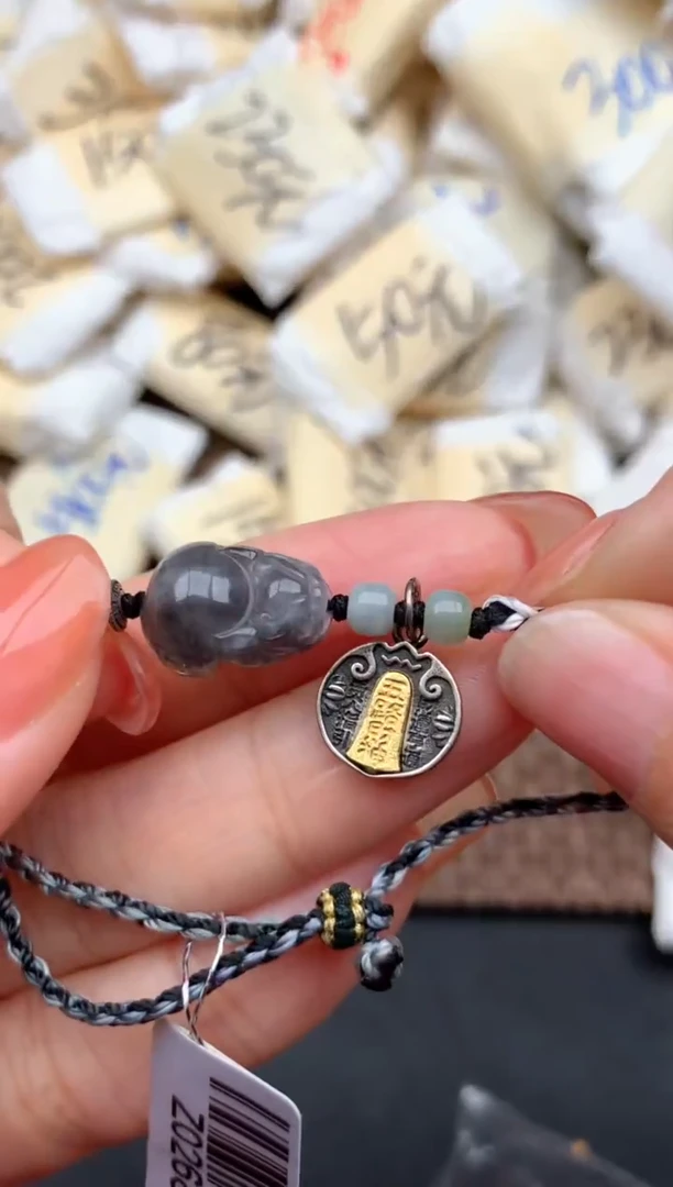 银S925镶嵌挂件翡翠1