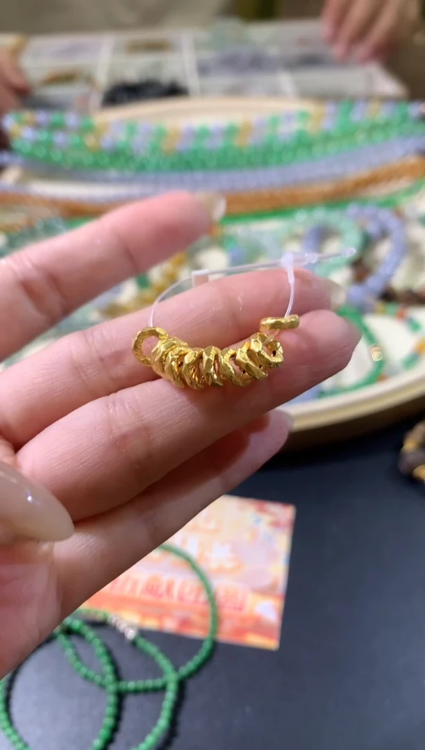 吊坠(不含链)定制足金W14|一颗|多样性发货一件95