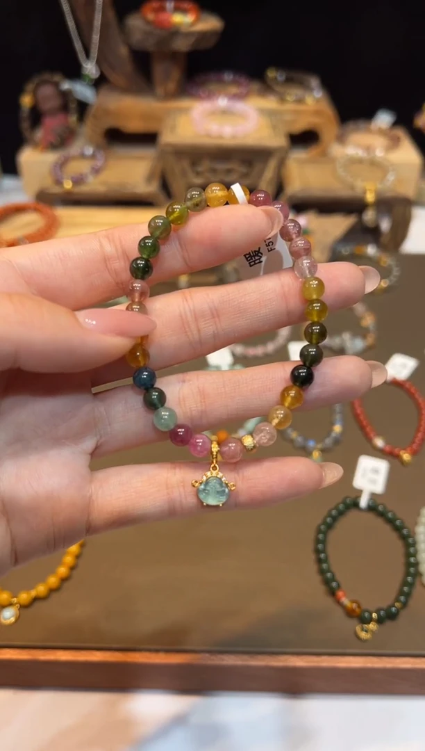 未镶嵌手链碧玺手饰@@