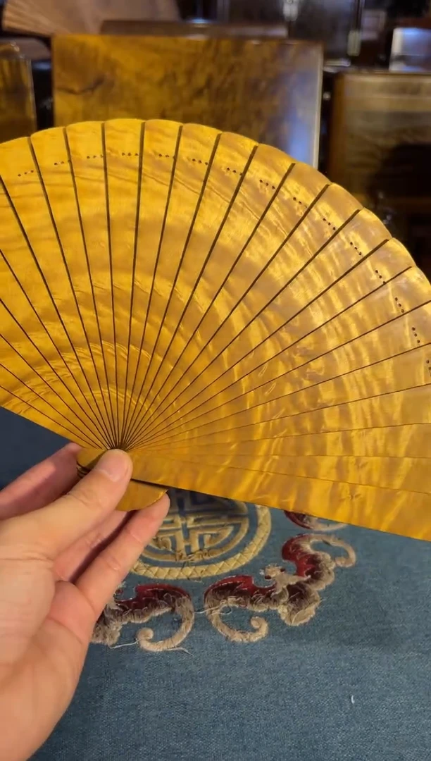 乌木类成套家具金丝楠 扇子 10