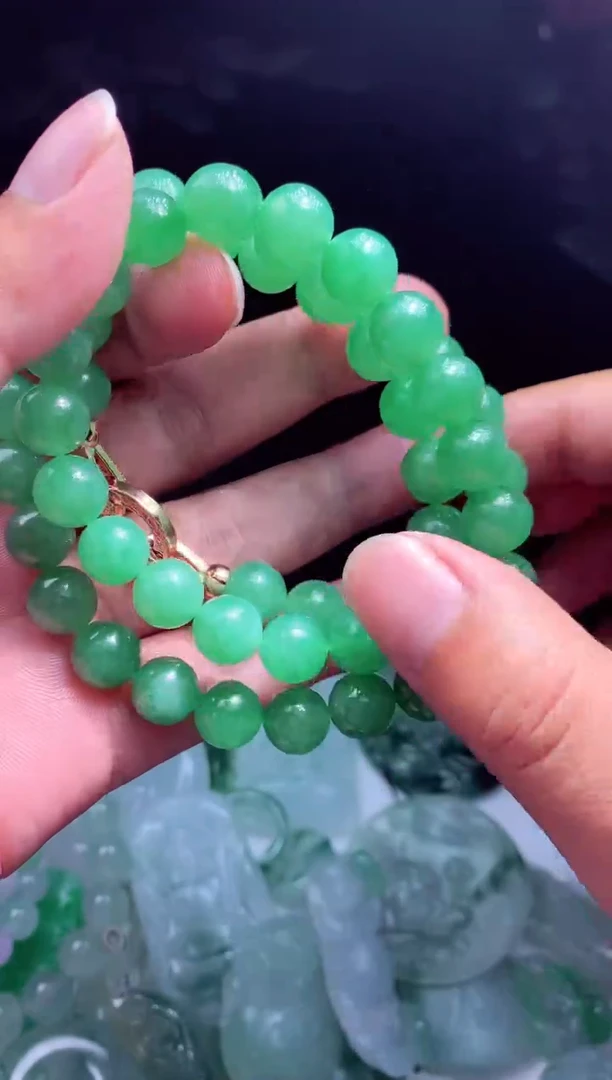 定制翡翠未镶嵌翡翠毛货定制