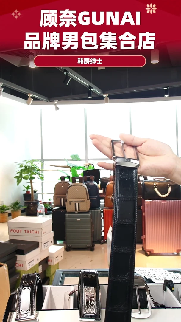鳄鱼皮（革）韩爵绅士包包皮具531