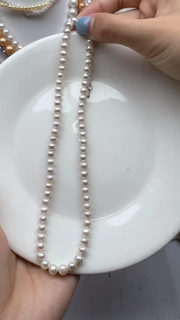 淡水珍珠未镶嵌颈饰1