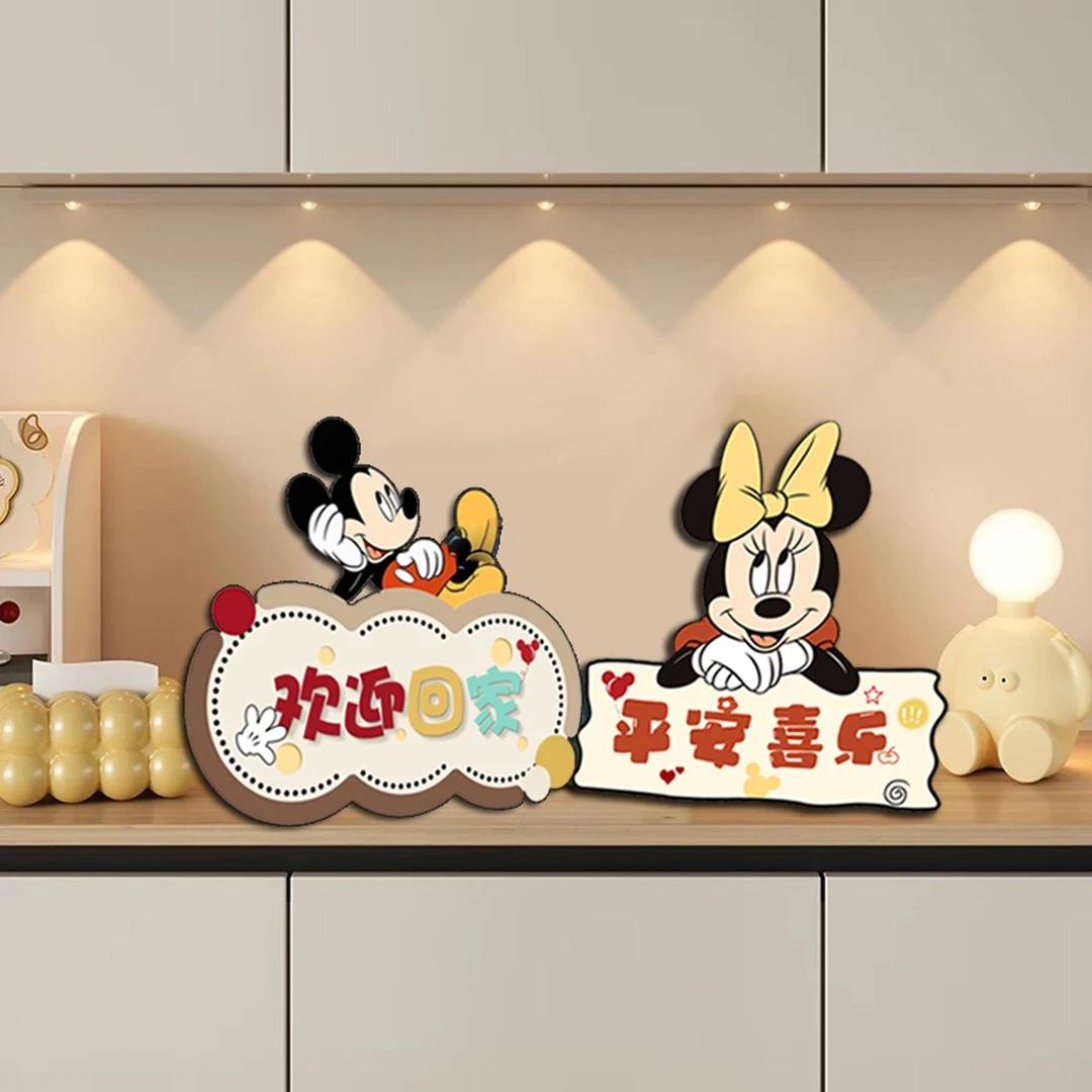 欢迎回家创意立体摆台画玄关桌面小摆件装饰画卧室床头艺术装饰品