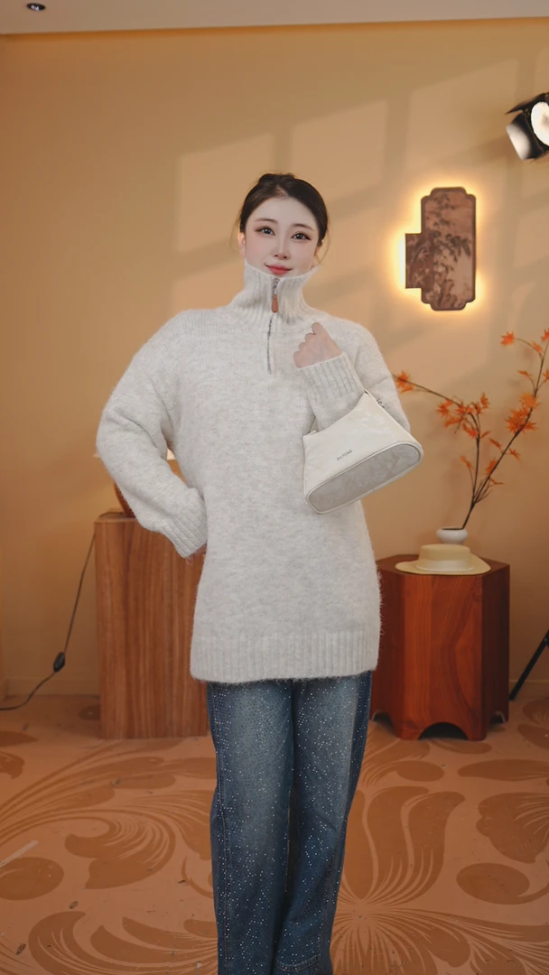 敏柚（劳某纶同款毛衣女装针织毛衣）