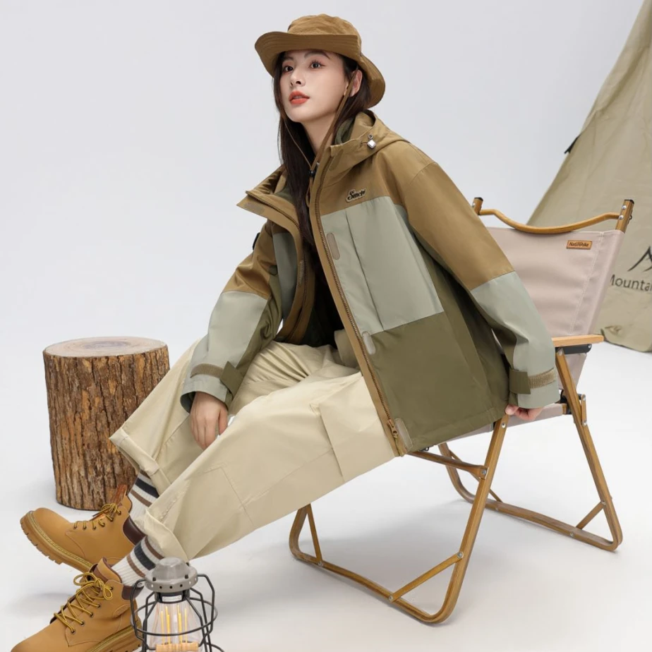 羽航之家户外休闲一衣六穿男女同款羽绒服XB3196