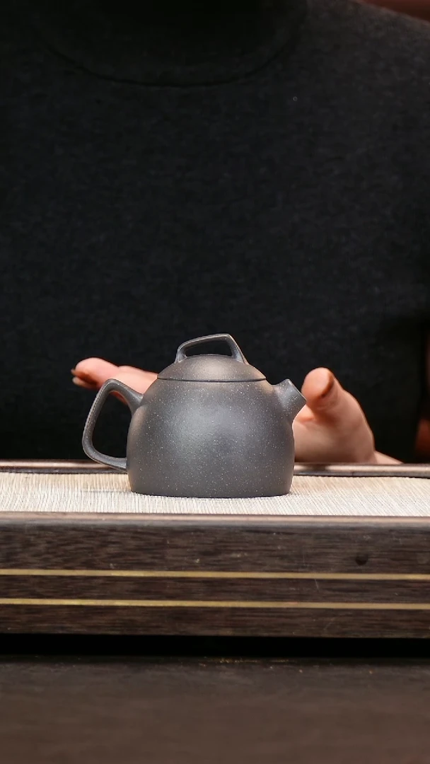 茶壶紫砂天青泥  几何秦权   福利款