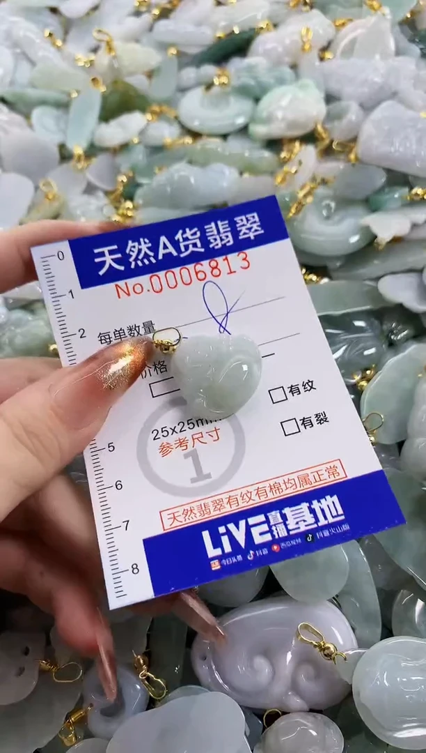 颈饰未镶嵌翡翠天然A货翡翠