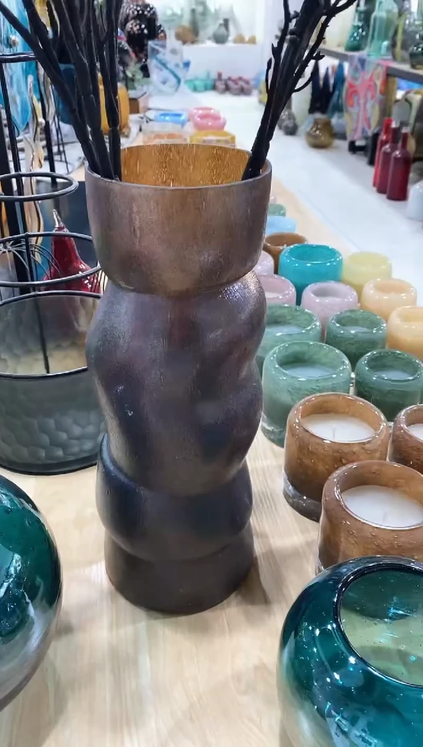 【闪购商品】琉璃慕忆家花瓶微瑕