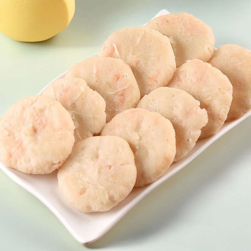 鲜虾饼儿童早餐营养海味虾仁饼自然原本口感鲜嫩弹牙饼顺丰冷链