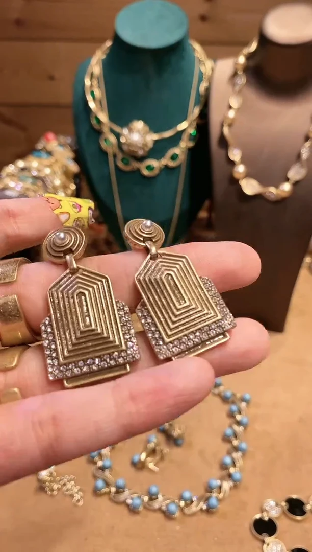 铜合金925银无时尚经典中古首饰