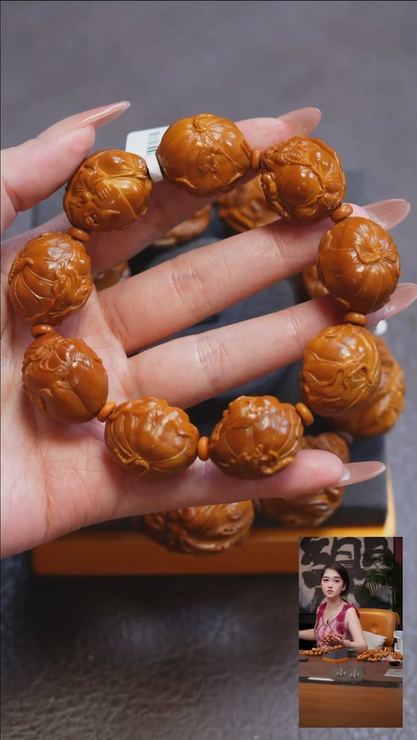 手串/手链橄榄核猫**饭手串/手链 橄榄