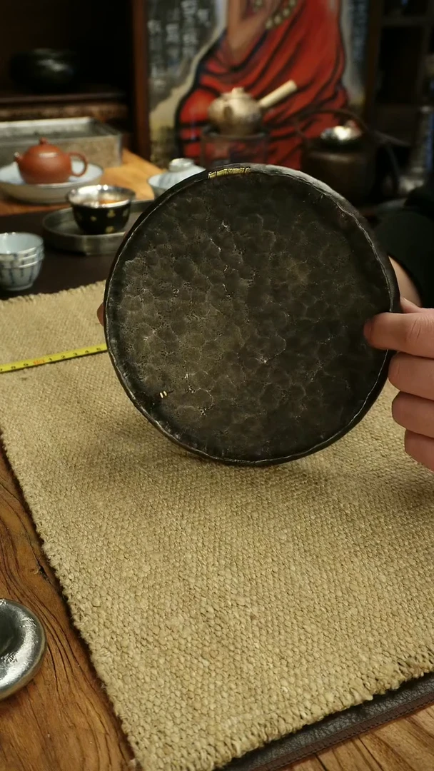 【闪购商品】足锡全手大干泡茶盘