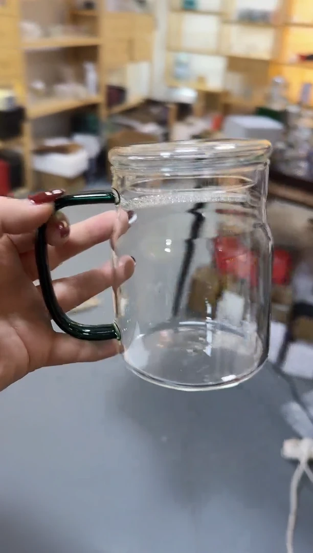 【闪购商品】墨绿色袋盖绿茶杯