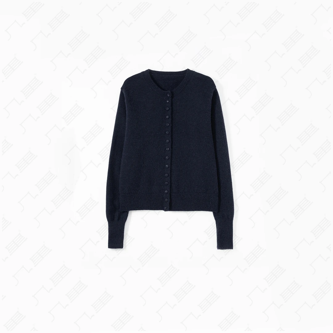 几里与麻【软糯舒适】修身百搭针织上衣 衣长57 胸围112 1110127