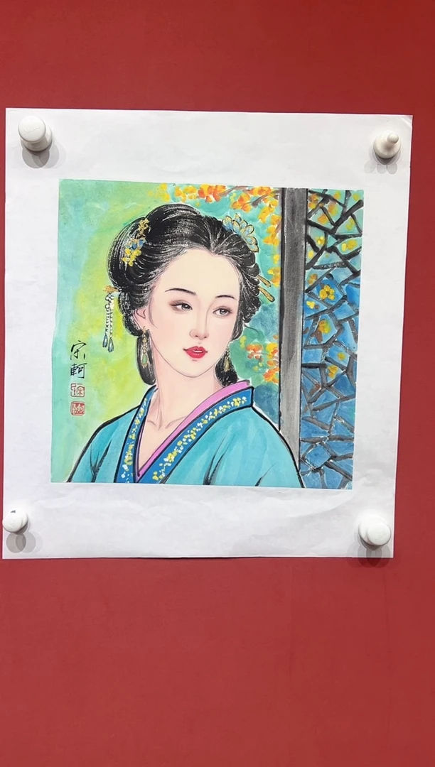 国画宋轲-1平尺-国画作品