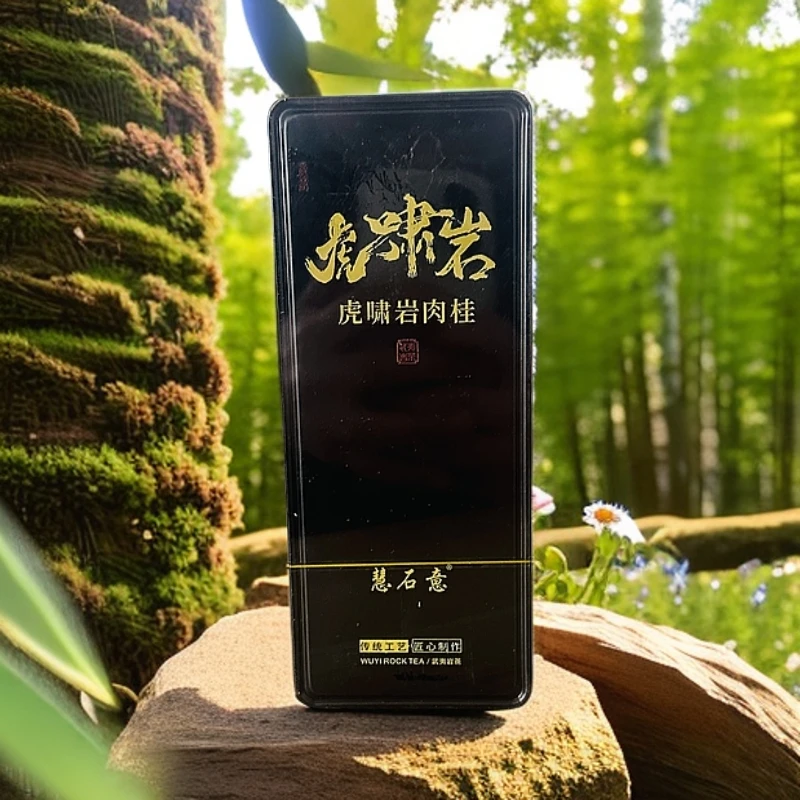 慧石意【虎啸岩肉桂】铁盒品鉴