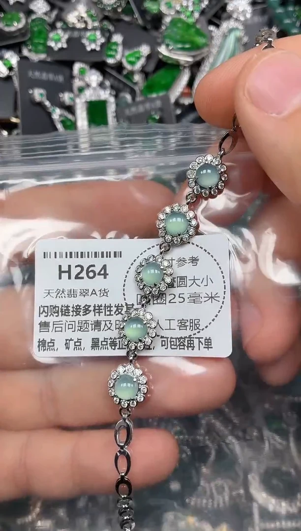 颈饰未镶嵌翡翠H264手链