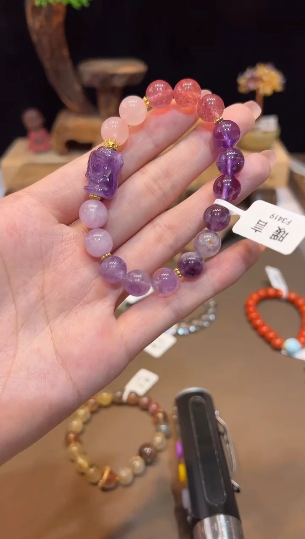 水晶手链未镶嵌手饰@@