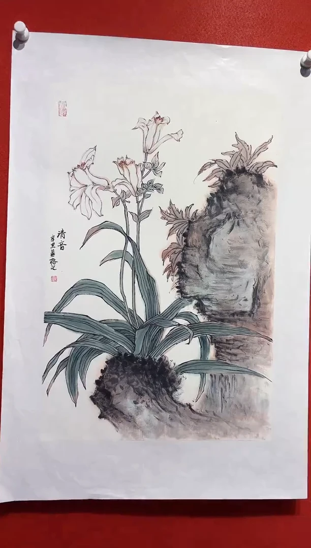 国画秦燕格国画手绘作品Y8