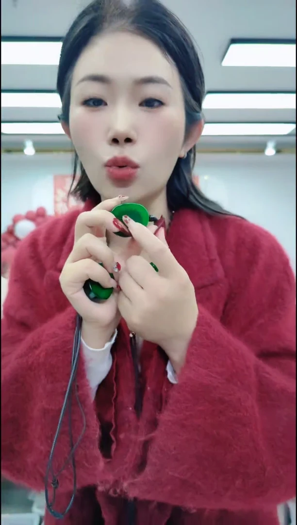 【闪购商品】树脂制品17116绿色直切带绳