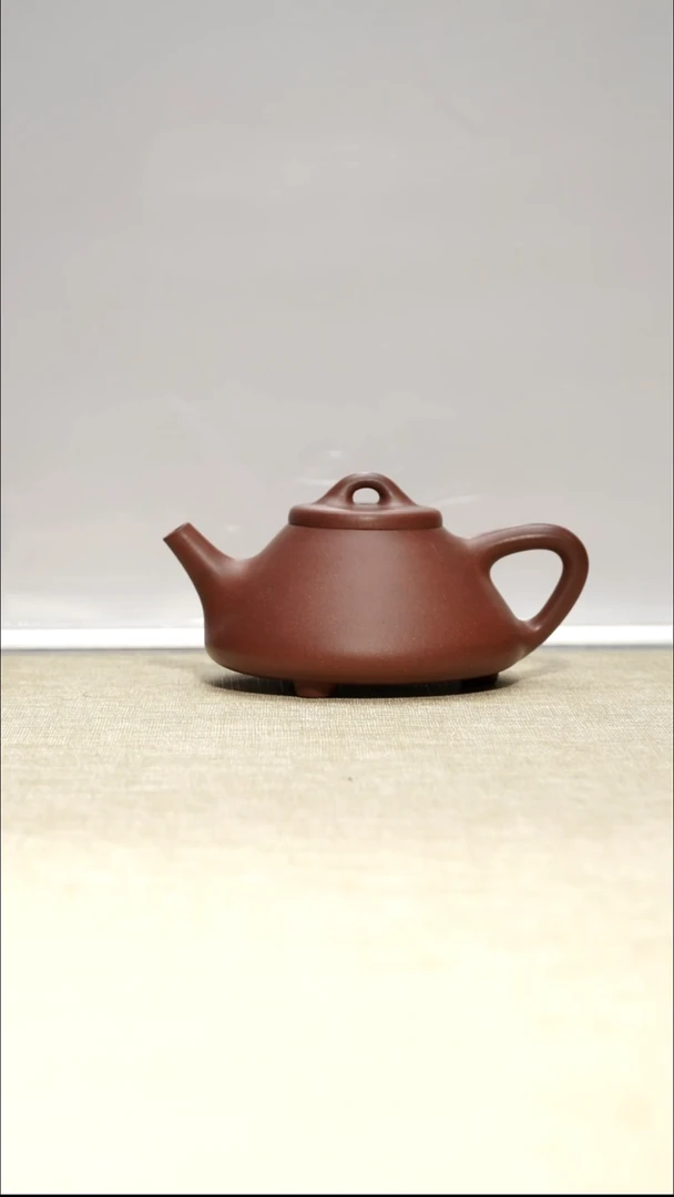 茶壶底槽青子冶石瓢150毫升瑕疵壶