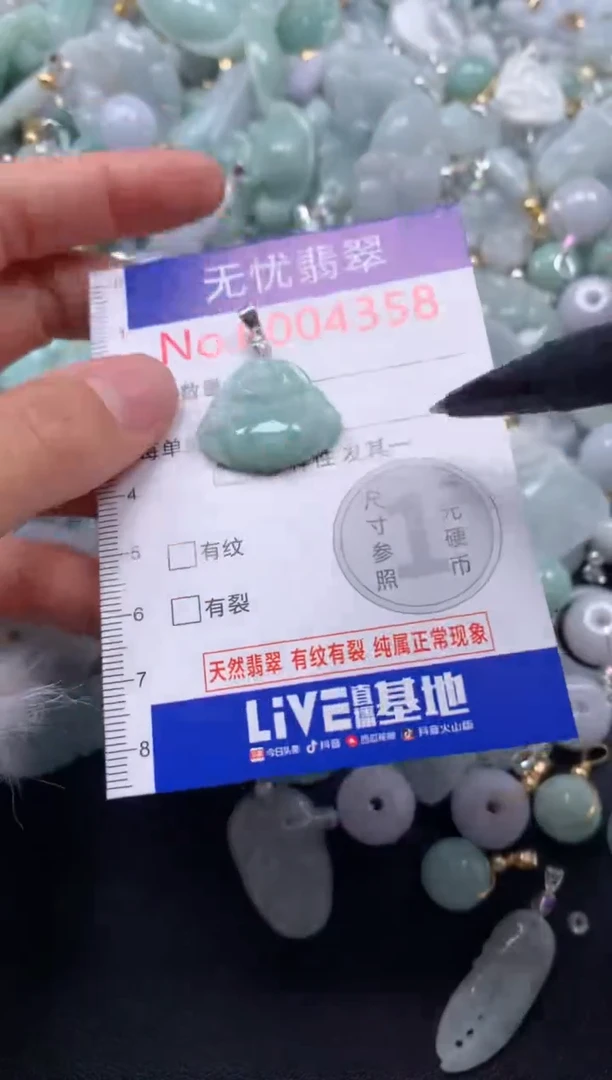 颈饰未镶嵌翡翠4358