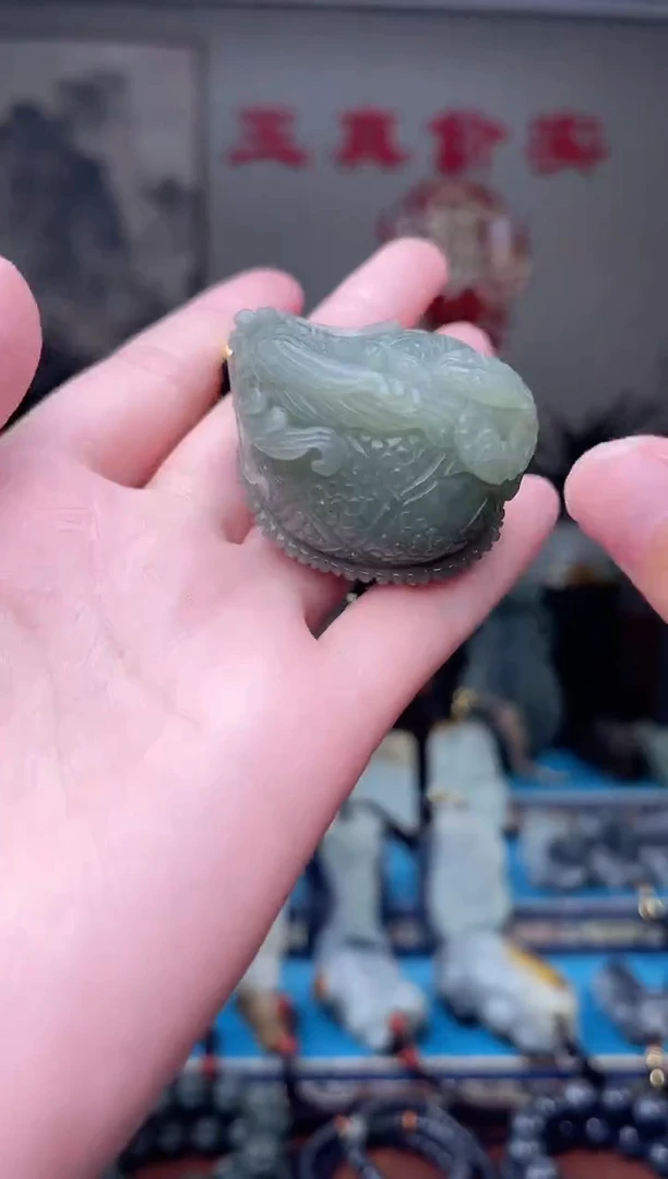 和田玉未镶嵌挂件1