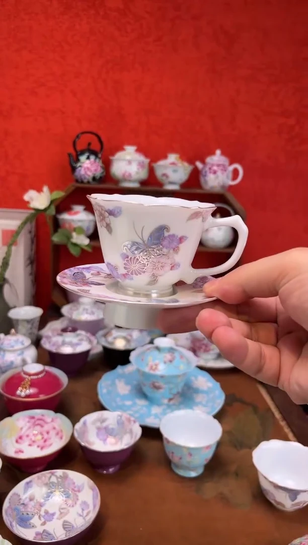 景德镇纯手绘陶瓷茶具