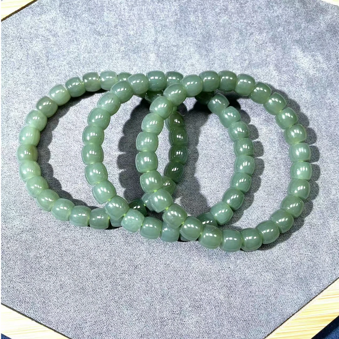 和田玉直切手串k7-8WH（颜色微区多样性发货拍一发一）