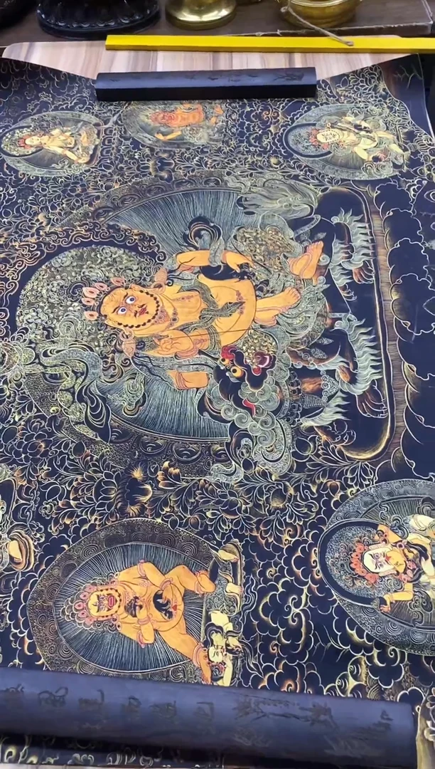 卷轴画精品挂饰 唐卡tk16117